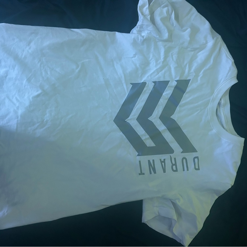 Nike EYBL White Tee with Gray Logo